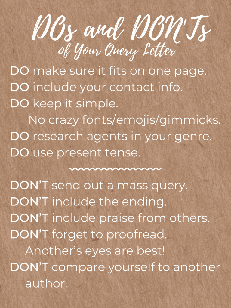 Query Letter Dos and Don'ts